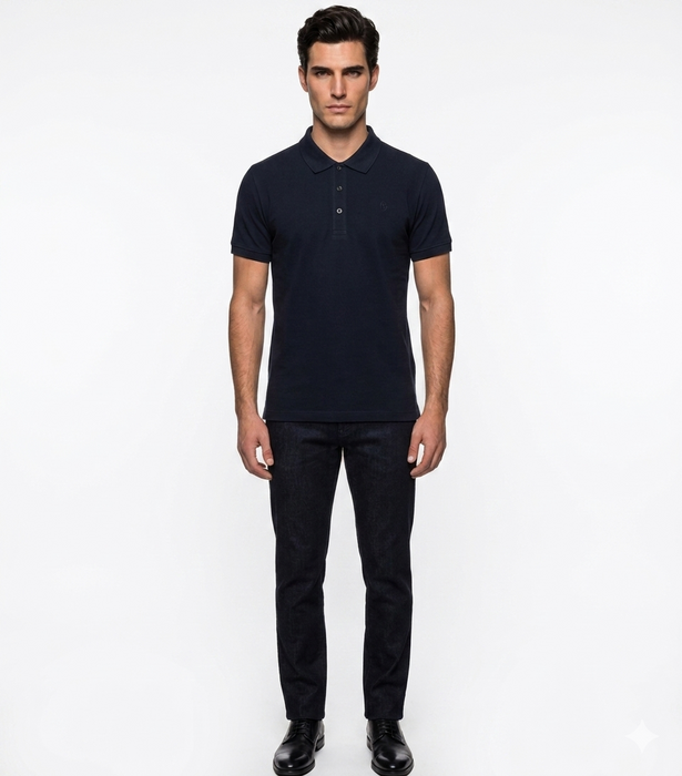 Conte of Florence Polo Uomo in 95% Cotone e 5% Elastan 6552037U - Falcone Abbigliamento