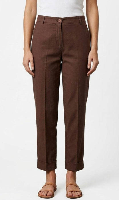 Studio SDB Venezia Pantalone Donna in 60% Lino e 40% Cotone
