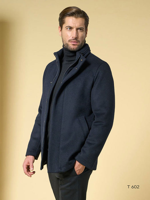 Talenti Uomo Giaccone in Pura Lana con Pettorina