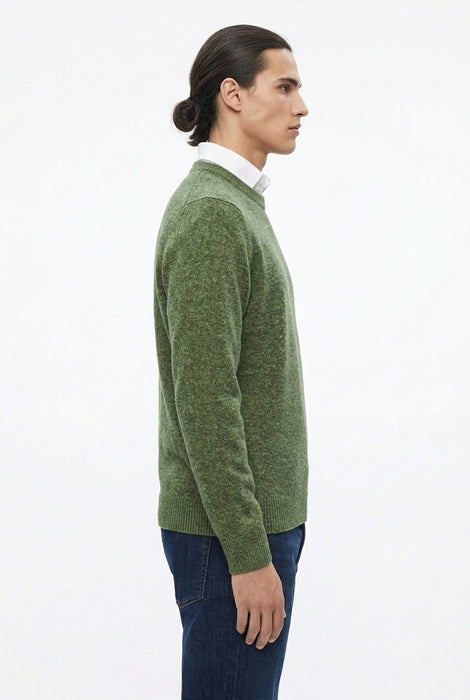 Fabrimas Uomo Maglia Girocollo in 80% Lana