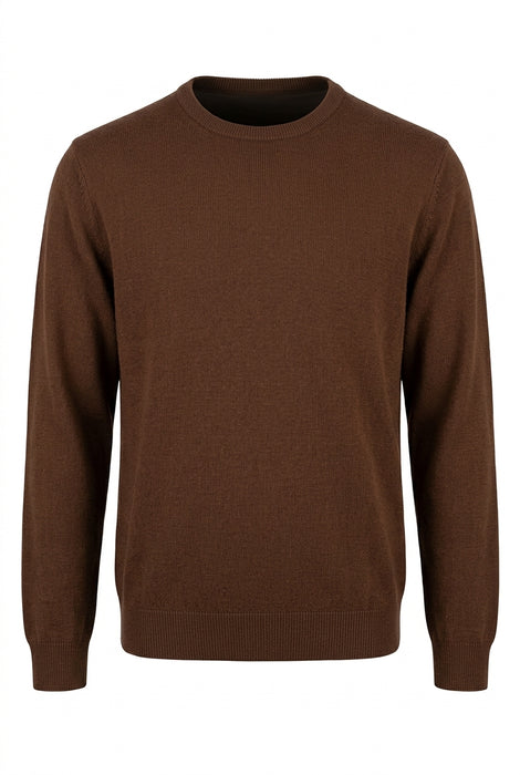 Colerige Uomo Maglione Girocollo in 100% Lana Merinos