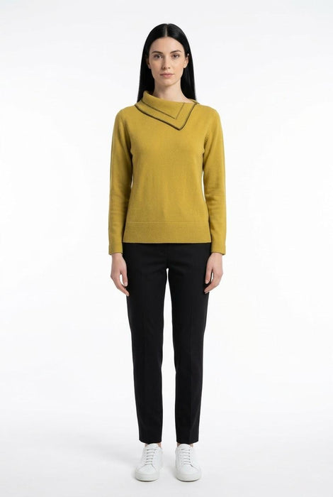 Cleonice Donna Maglia in 100% Pura Lana di Biella certificata - Falcone Abbigliamento