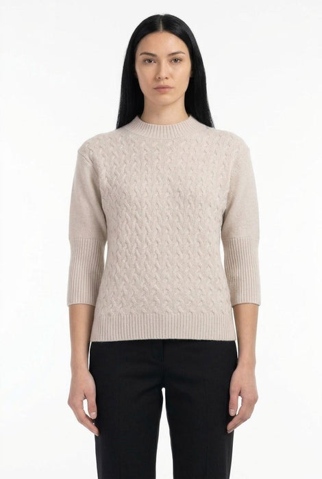 Cleonice Donna Maglia in 100% Pura Lana di Biella certificata