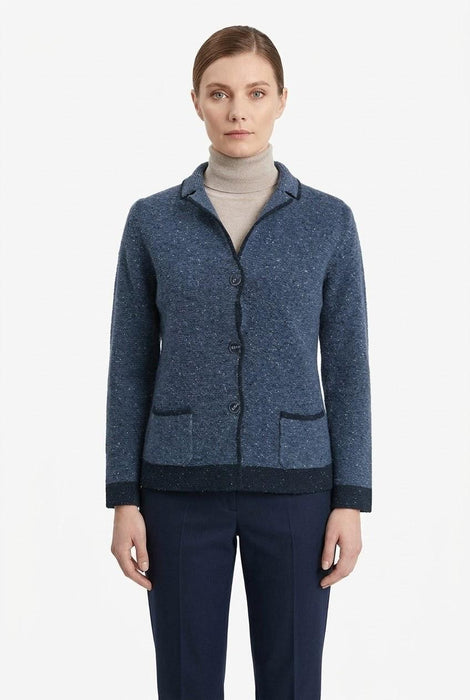 Cleonice Donna Cardigan in 80% Lana - Falcone Abbigliamento