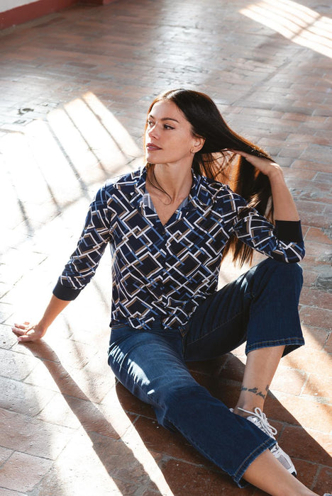 Studio SDB Venezia Camicia Donna con Manica 3/4 - Falcone Abbigliamento