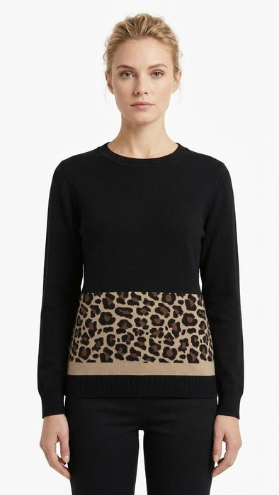 Alma Righi Donna Maglia Girocollo in Misto Lana