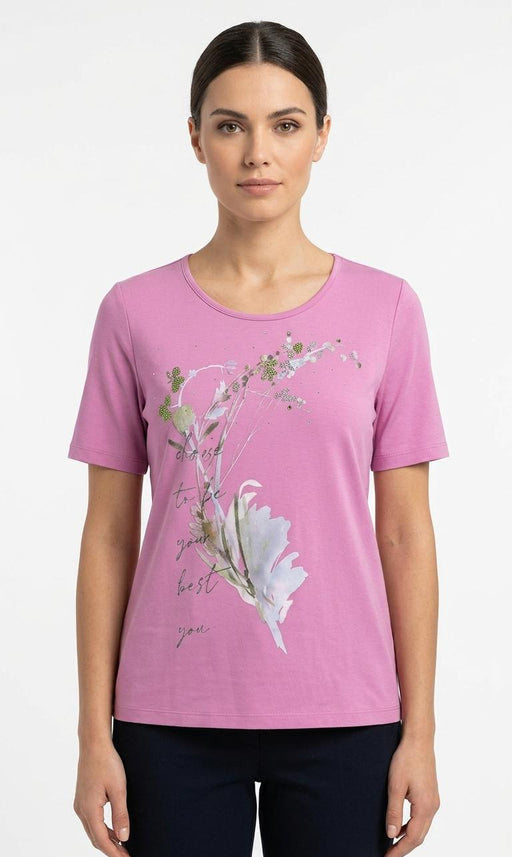 Eleonora del Bono T-Shirt Donna in 95% Cotone e 5% Elastan - Falcone Abbigliamento