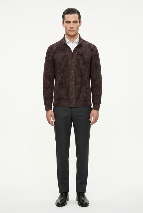Colerige Uomo Cardigan in Misto Lana - Falcone Abbigliamento