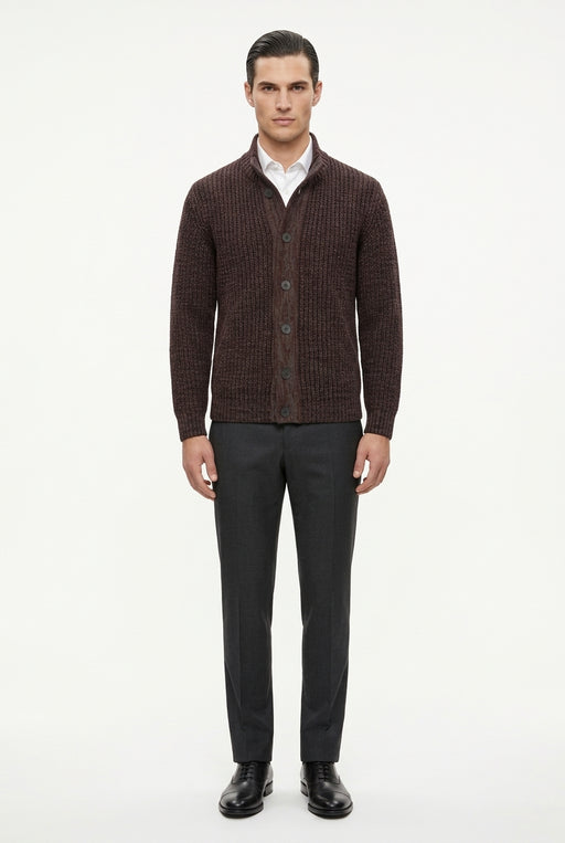 Colerige Uomo Cardigan in Misto Lana - Falcone Abbigliamento
