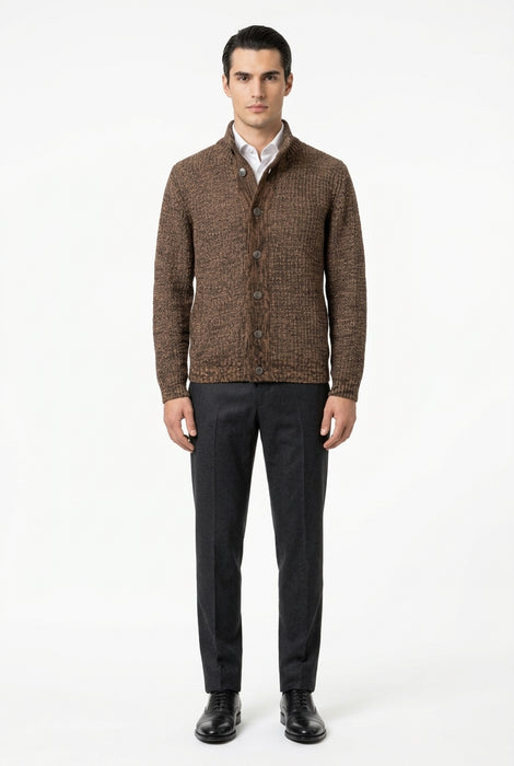 Colerige Uomo Cardigan in Misto Lana - Falcone Abbigliamento