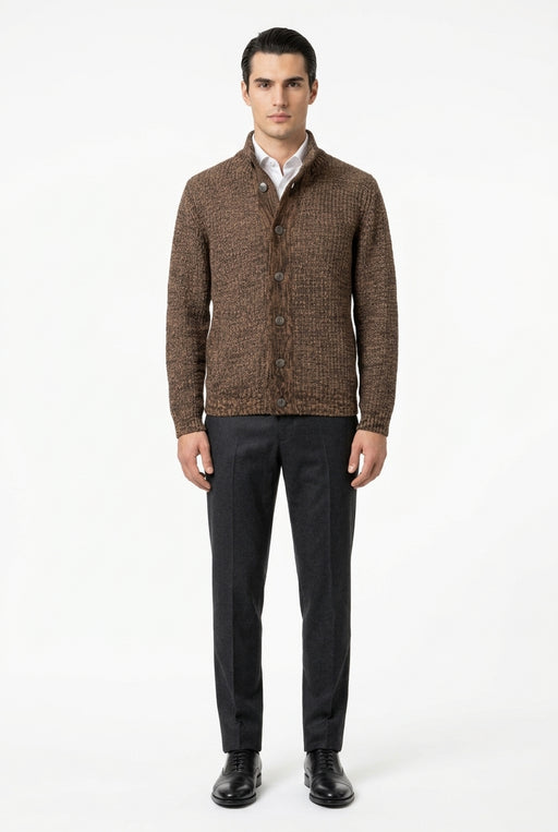 Colerige Uomo Cardigan in Misto Lana - Falcone Abbigliamento