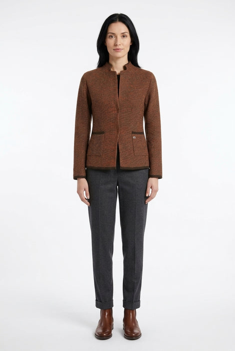 Studio SDB Venezia Donna Cardigan in Misto Lana e Lana Alpaca