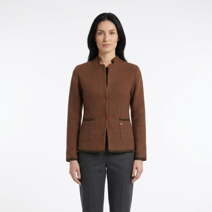 Studio SDB Venezia Donna Cardigan in Misto Lana e Lana Alpaca