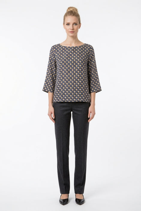 VLT'S Donna Blusa in 100% Pura Viscosa Naturale