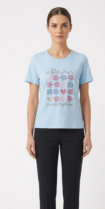 Eleonora del Bono Maglia Donna in 95% Cotone e 5% Elastan - Falcone Abbigliamento
