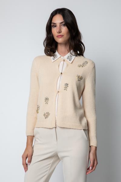 Corte dei Gonzaga Cardigan in Misto Lana