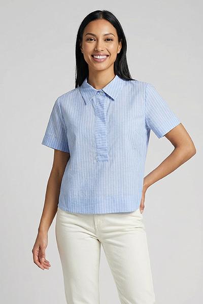 Corte dei Gonzaga Donna Polo camicia in Cotone - Falcone Abbigliamento