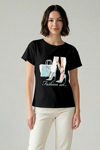 Corte dei Gonzaga Donna T-Shirt in Cotone - Falcone Abbigliamento
