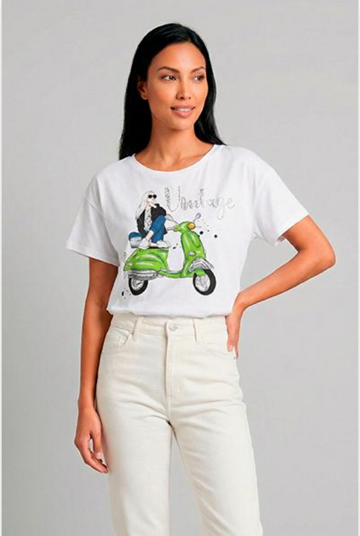 Corte dei Gonzaga Donna T-Shirt in Cotone - Falcone Abbigliamento