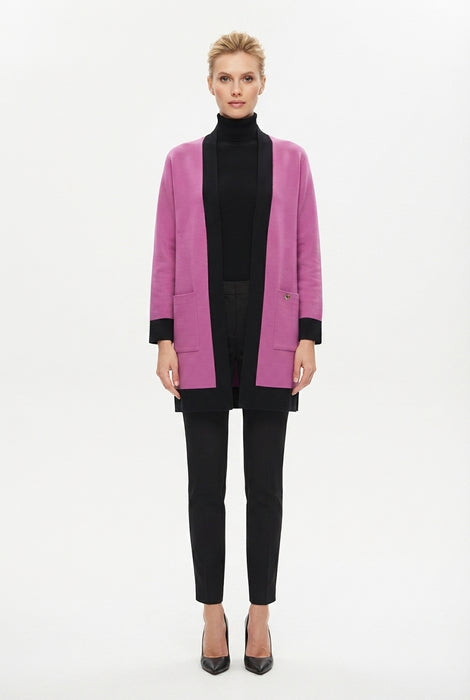 Love to Love by Gai Mattiolo Cardigan Lungo Donna in 70% Lana Merino