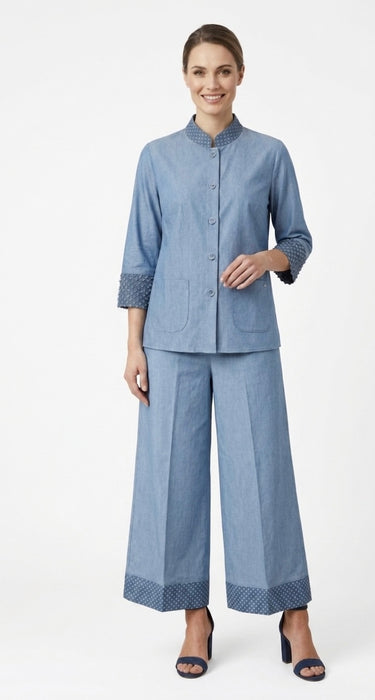 Studio SDB Venezia Giacca-Camicia Donna in 100% Cotone