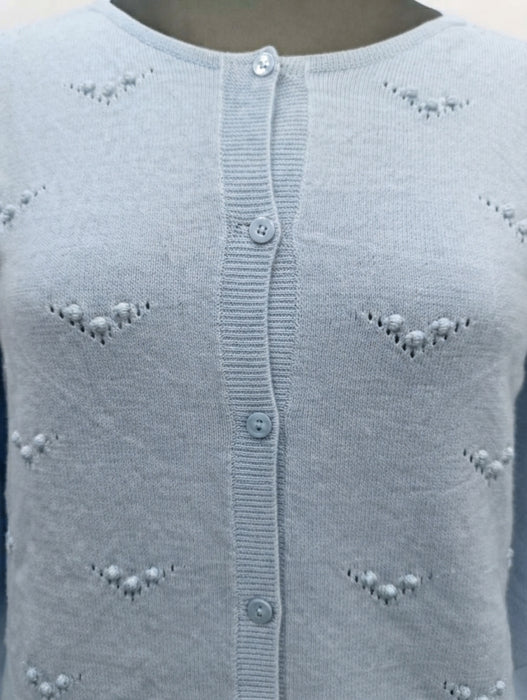 Eleonora del Bono Cardigan 100% Lana Merino Extrafine