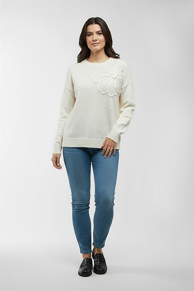 Corte dei Gonzaga Donna Maglia Girocollo con Vestibilità Calibrata