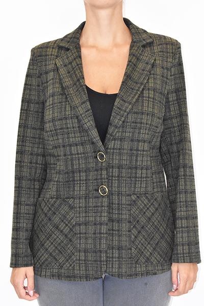 Corte dei Gonzaga Giacca a Quadri Calibrata Donna