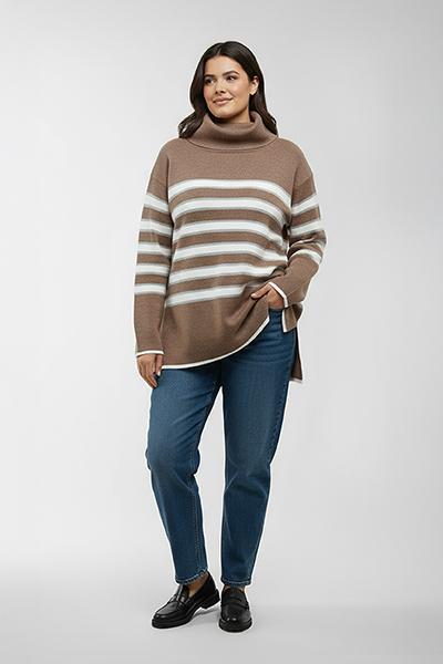 Corte dei Gonzaga Donna Maglione Dolcevita con Vestibilità Calibrata