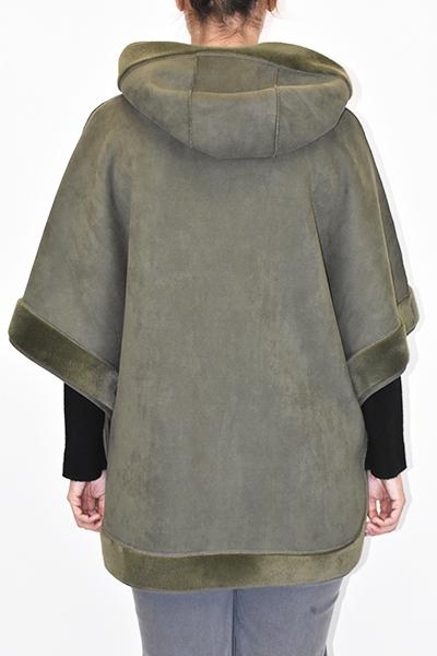 Corte dei Gonzaga Mantella in Eco Montone Calibrata Donna