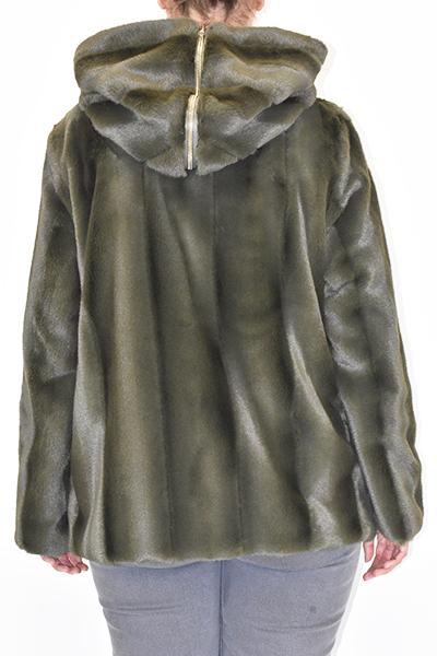 Corte dei Gonzaga Giaccone in Eco Pelliccia Calibrato Donna