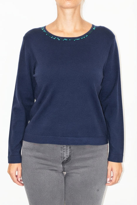 Corte dei Gonzaga Maglia Girocollo Calibrata Donna