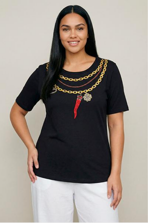 Corte dei Gonzaga Donna T-Shirt in Cotone con Vestibilità Calibrata - Falcone Abbigliamento