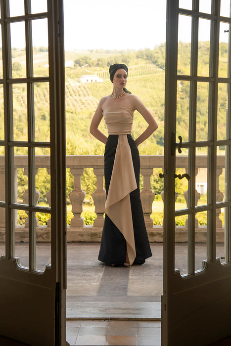 SoloGioie Abito Lungo con Stola