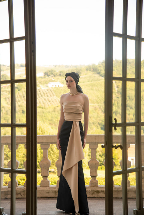 SoloGioie Abito Lungo con Stola