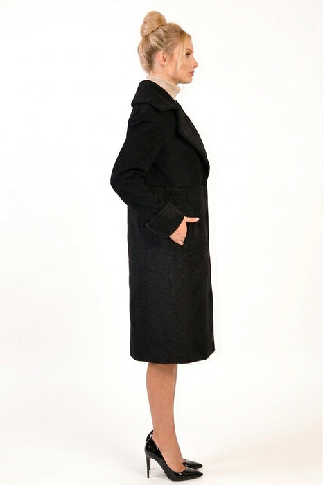 Grigiombra Cappotto Donna in Lana Vergine e Lana Mohair