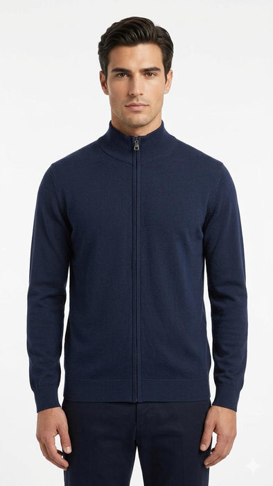 Ghiacciozero Uomo Cardigan Full Zip in 100% Cotone - Falcone Abbigliamento