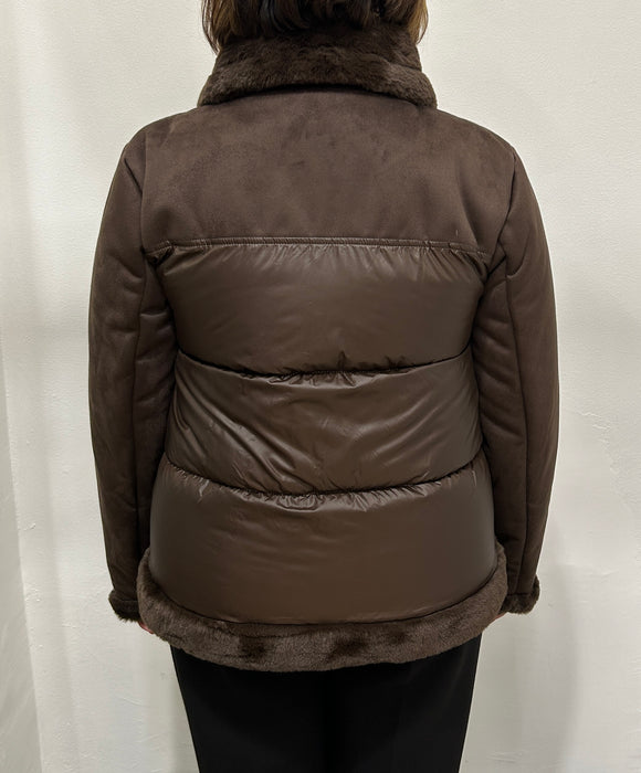 Federica Costa Giubbino Impermeabilizzato ed Eco Pelliccia