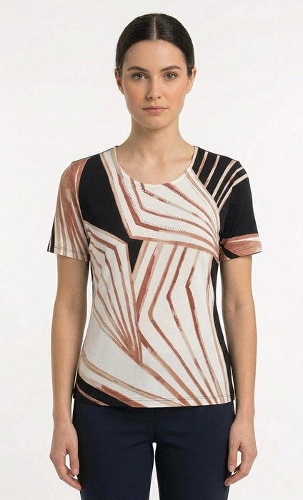 Eleonora del Bono T-Shirt Donna in Viscosa e Nylon - Falcone Abbigliamento