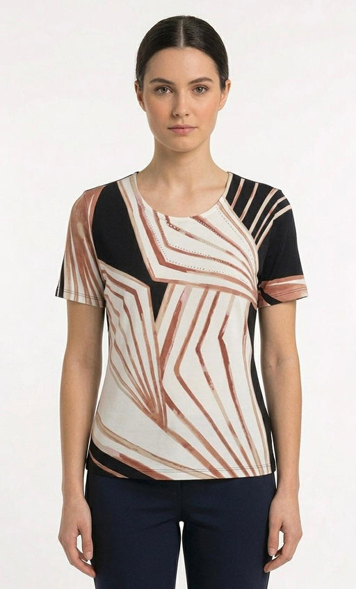 Eleonora del Bono T-Shirt Donna in Viscosa e Nylon - Falcone Abbigliamento