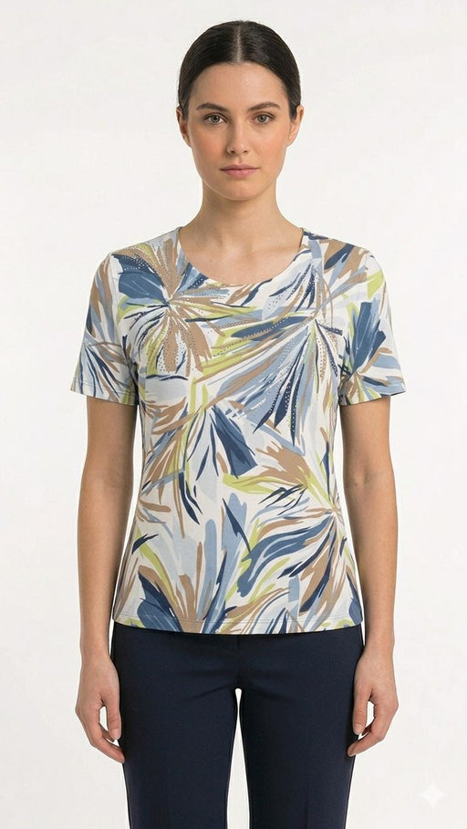 Eleonora del Bono T-Shirt Donna in Viscosa e Nylon - Falcone Abbigliamento