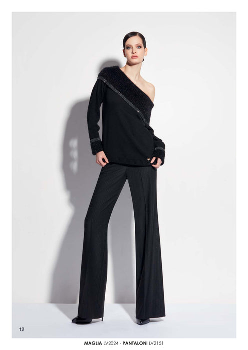 Love to Love by Gai Mattiolo Maglia Donna in Misto Lana