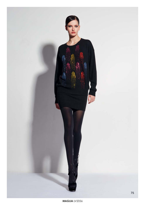 Love to Love by Gai Mattiolo Maglia Donna in Misto Cashmere