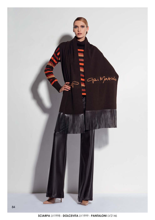 Love to Love by Gai Mattiolo Sciarpa in Misto Lana