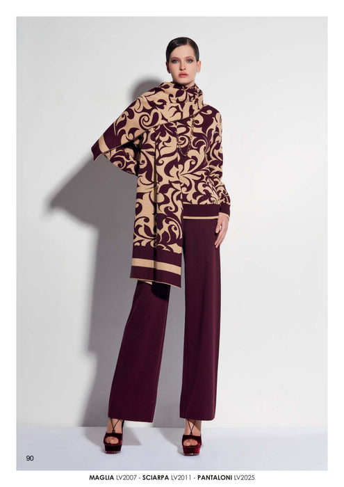 Love to Love by Gai Mattiolo Sciarpa in Misto Lana