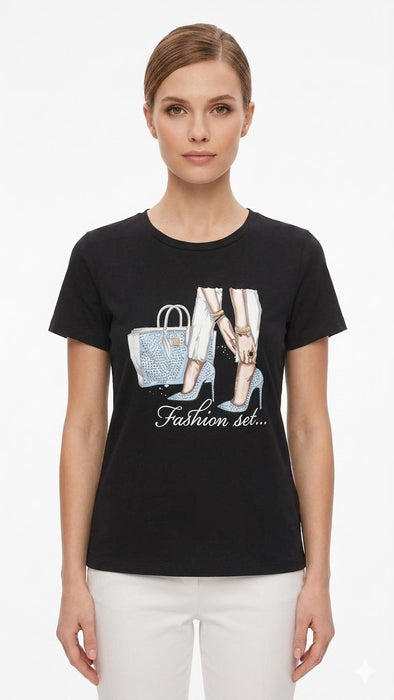 Corte dei Gonzaga Donna T-Shirt in Cotone