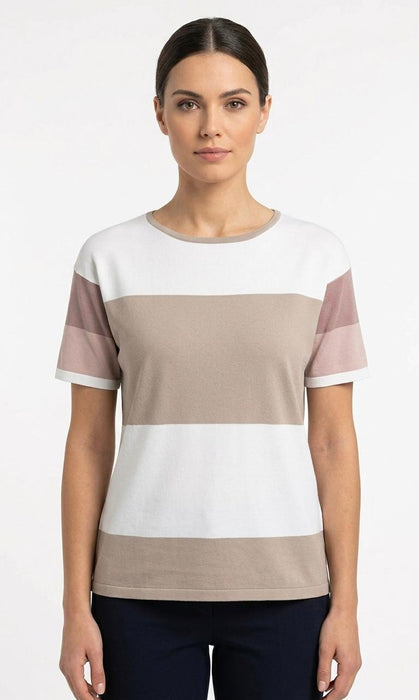 Eleonora del Bono T-Shirt Donna in Viscosa e Nylon - Falcone Abbigliamento