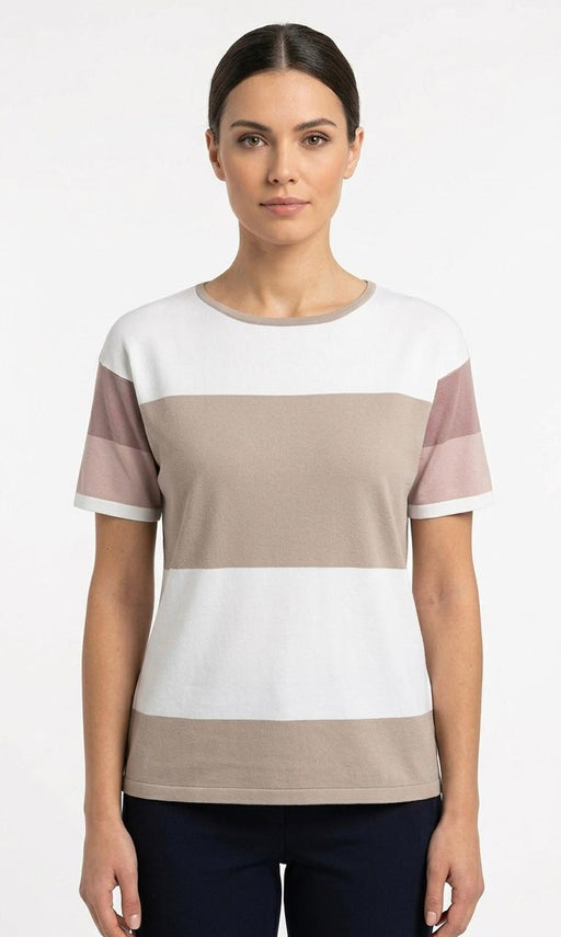 Eleonora del Bono T-Shirt Donna in Viscosa e Nylon - Falcone Abbigliamento