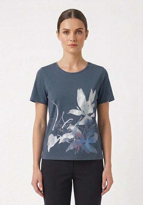 Eleonora del Bono T-Shirt Donna in 95% Cotone e 5% Elastan - Falcone Abbigliamento