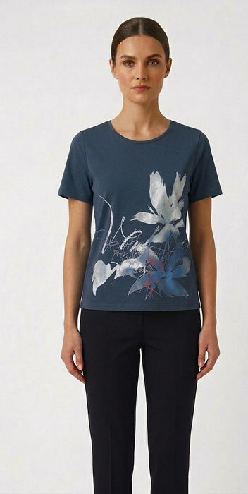Eleonora del Bono T-Shirt Donna in 95% Cotone e 5% Elastan - Falcone Abbigliamento